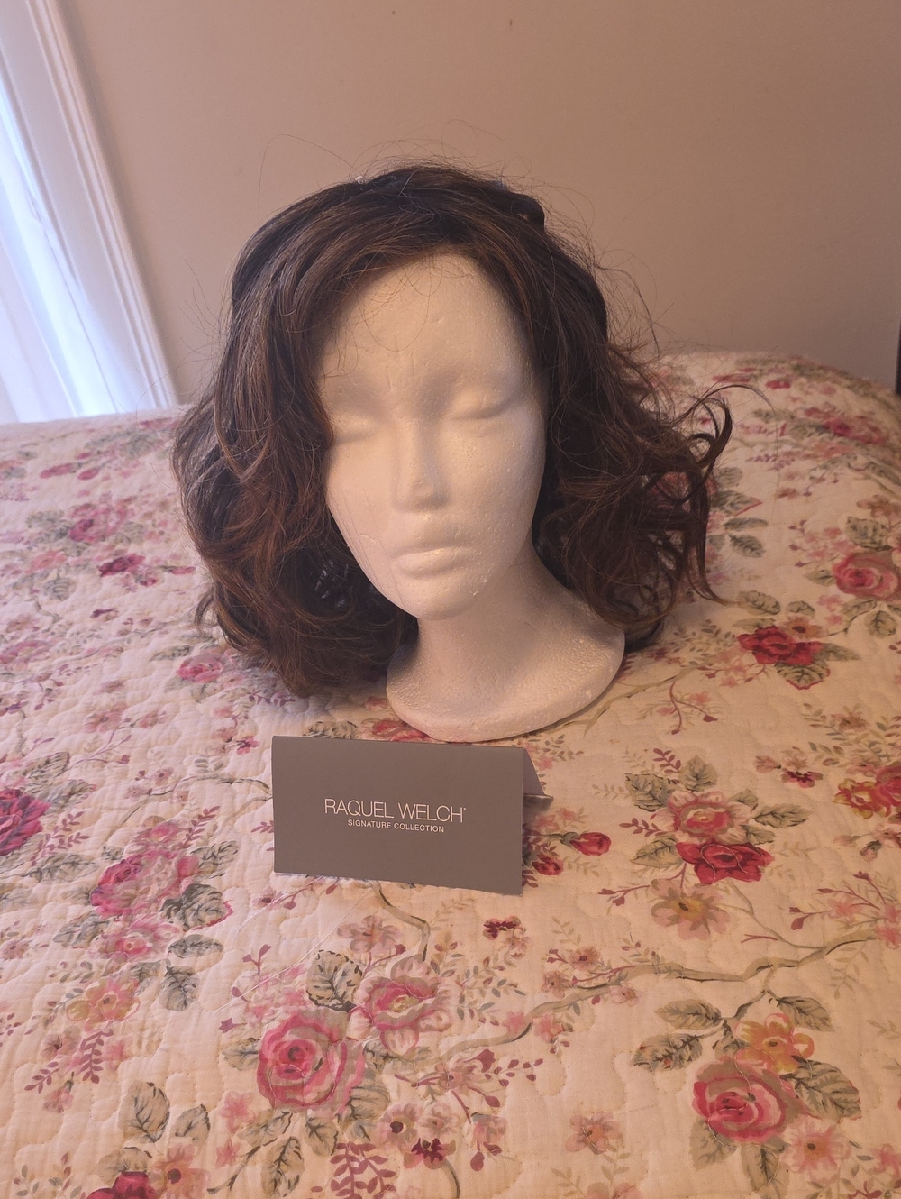 Raquel Welch Shoulder-Length Wavy Wig in Shaded Hazelnut